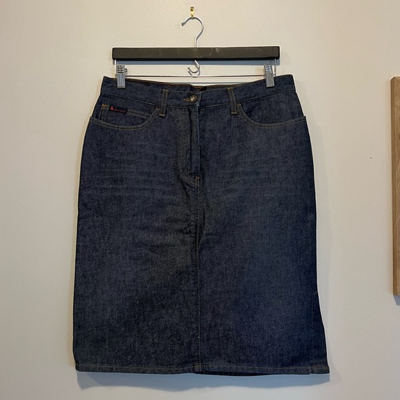 Retro Dolce & Gabanna Denim Skirt - Authentic - Picture 1 of 3